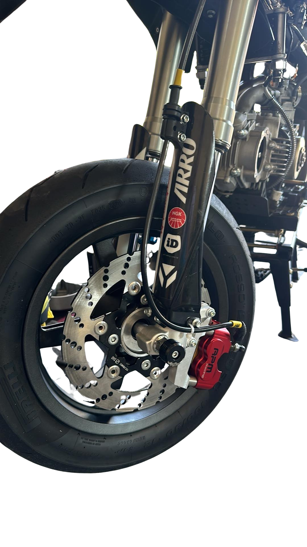 Adapter CNC zacisku 4 tłoczkowego RPM pitbike