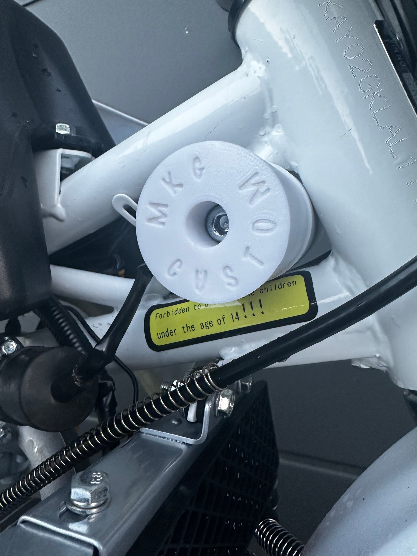 Ogranicznik skrętu MKG CUSTOM - do MRF 140/160SM rama crf 50